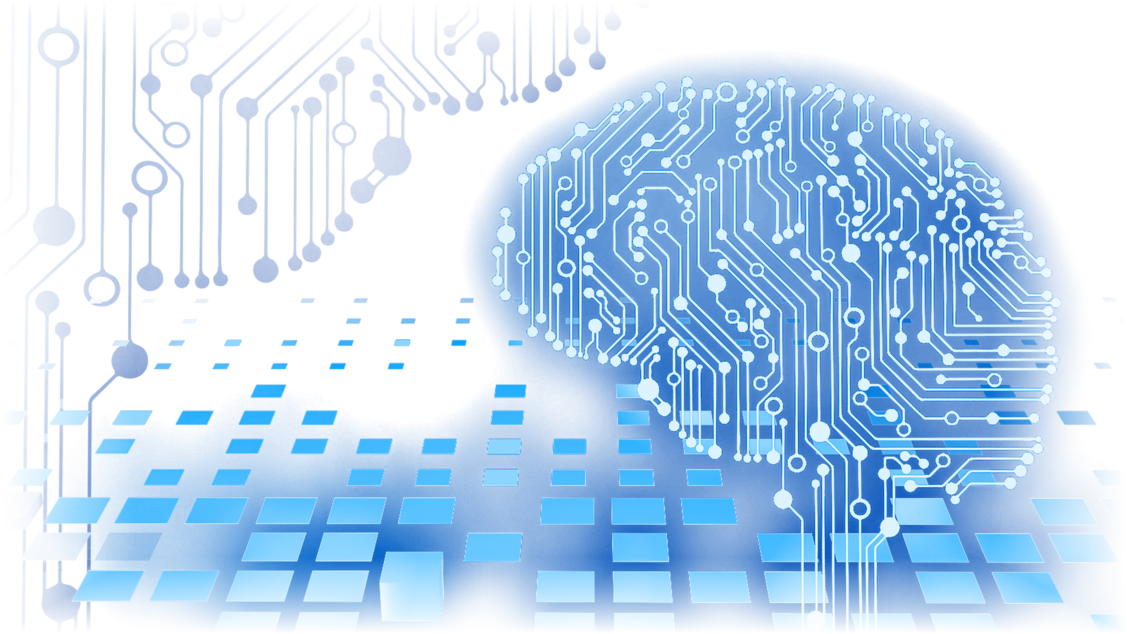 Cerebro de circuitos que representa la inteligencia artificial